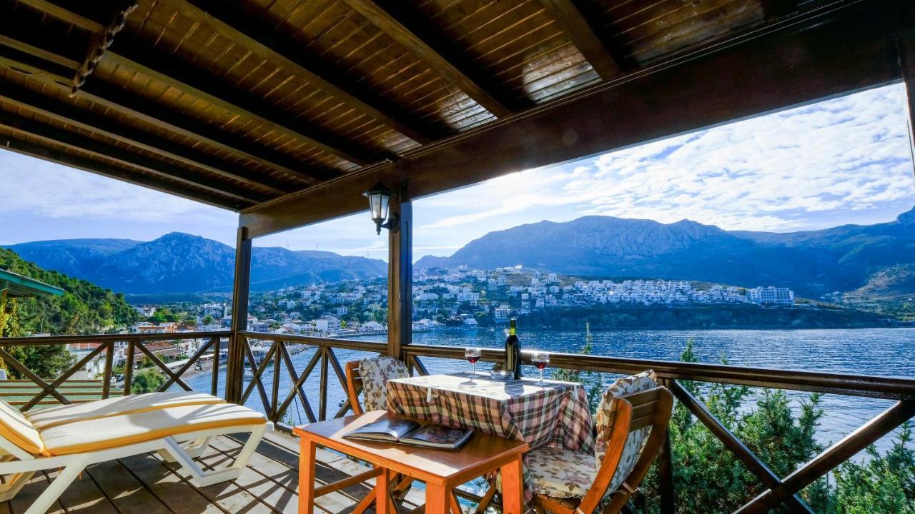 Teras butik apart Karaburun  Bagian luar foto
