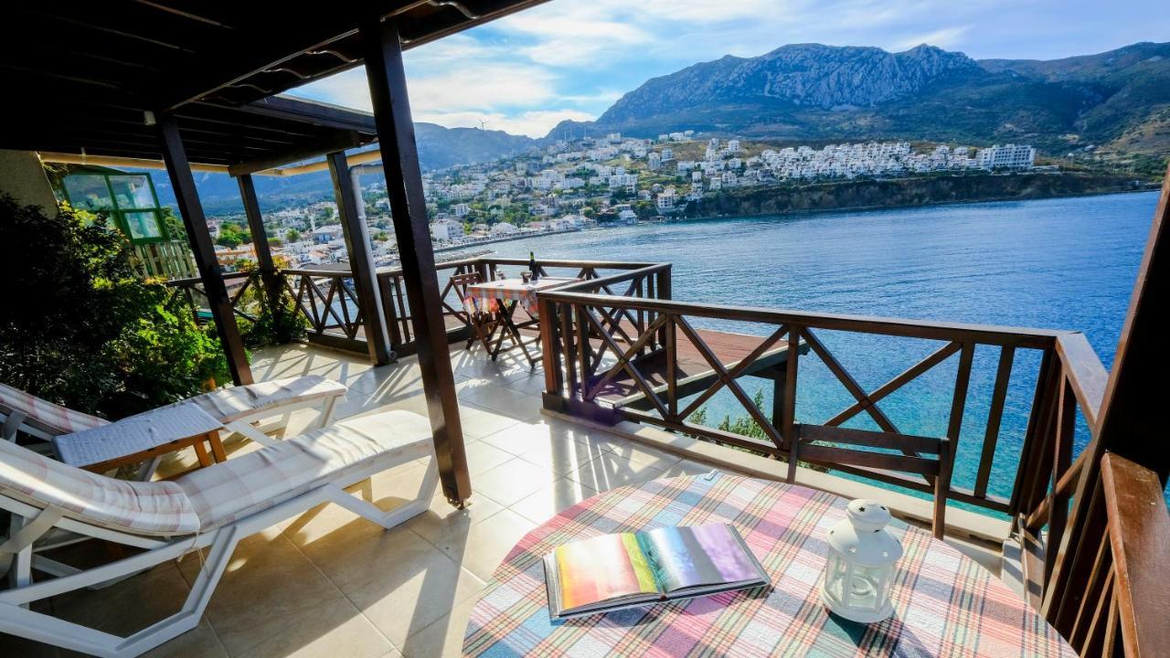 Teras butik apart Karaburun  Bagian luar foto